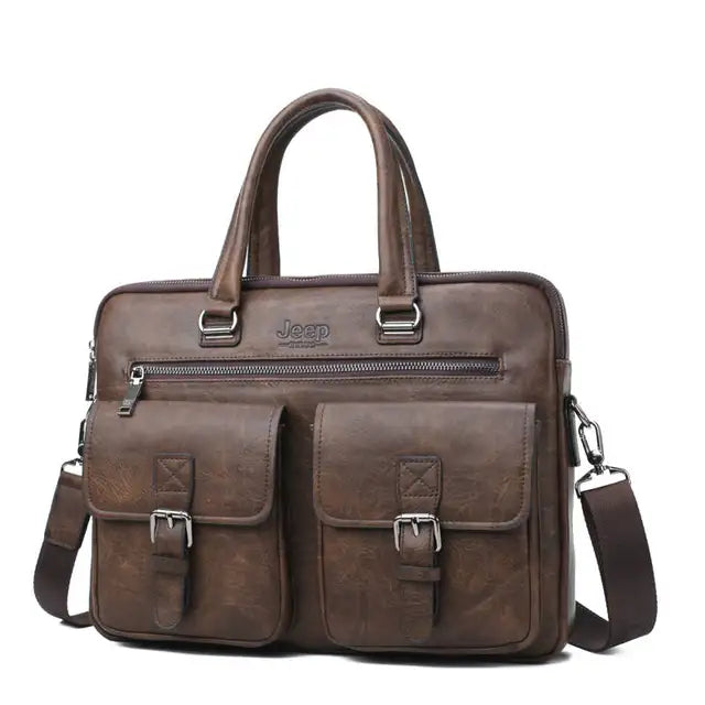 Maletín Ejecutivo Jeep De Lujo Vintage| 50% De Descuento + Envío Gratis