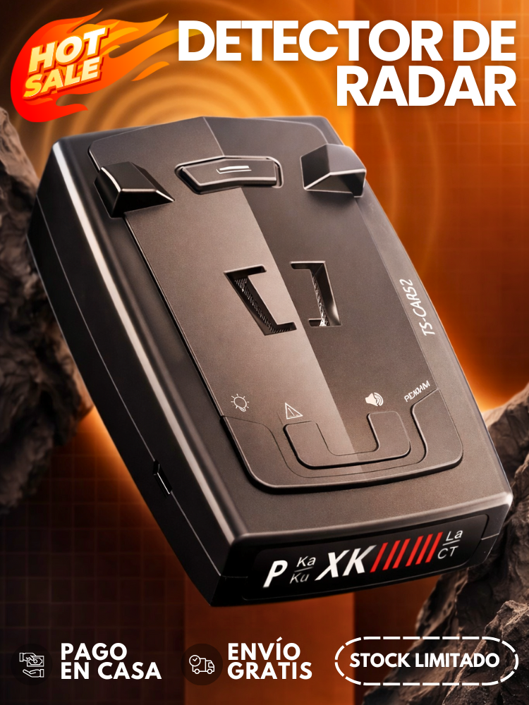 ¡No más multas por sorpresa! | Detector De Radar + Envío Gratis