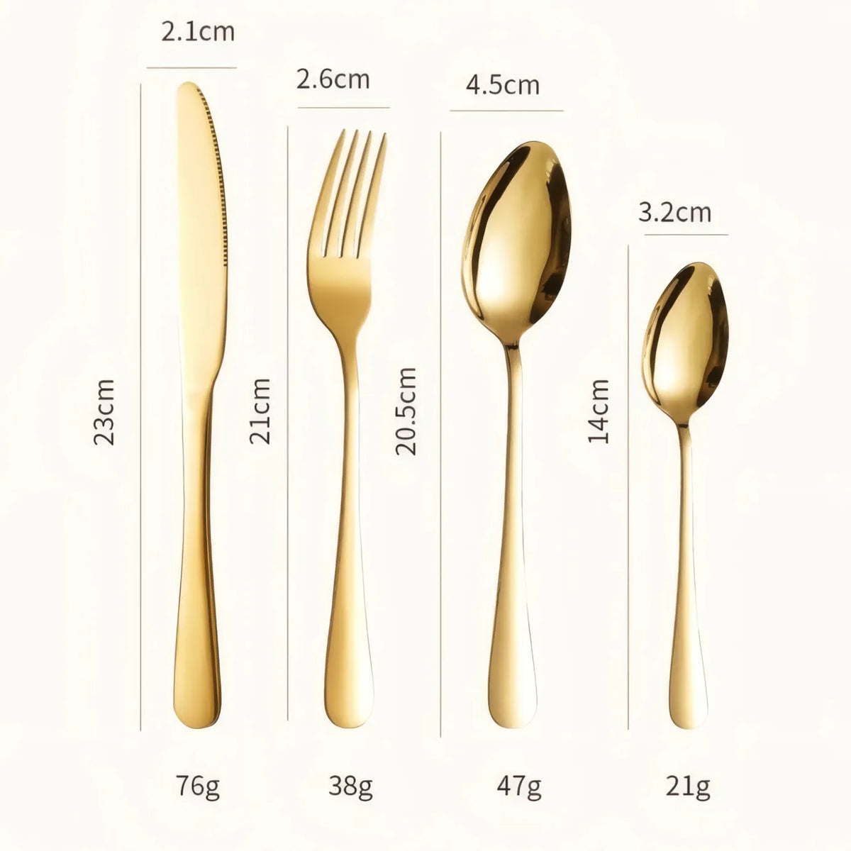 Set Premium 24 Cubiertos Pineapple Gold ¡Dale un toque elegante a tu mesa en segundos!
