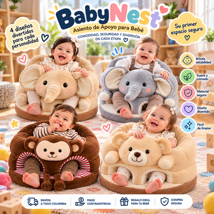 BabyHug | Cojín de Apoyo para Bebé + Envío Gratis