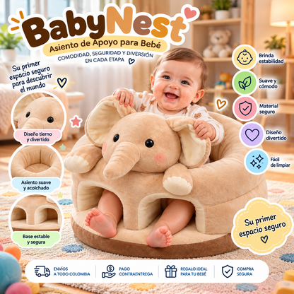 BabyHug | Cojín de Apoyo para Bebé + Envío Gratis