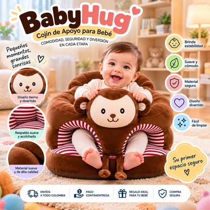 BabyHug | Cojín de Apoyo para Bebé + Envío Gratis