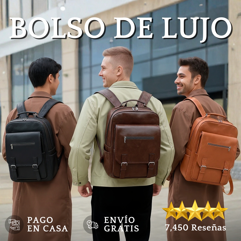 ¡Elegancia que se nota a primera vista! | Bolso De Cuero De Lujo