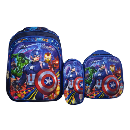 SET 3 EN 1 BOLSO + LONCHERA + CARTUCHERA | 50% DE DESCUENTO + ENVÍO GRATIS