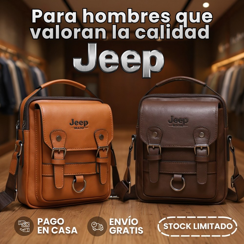 Bandolera Vintage Jeep - ¡Últimas Unidades! | Envío Gratis