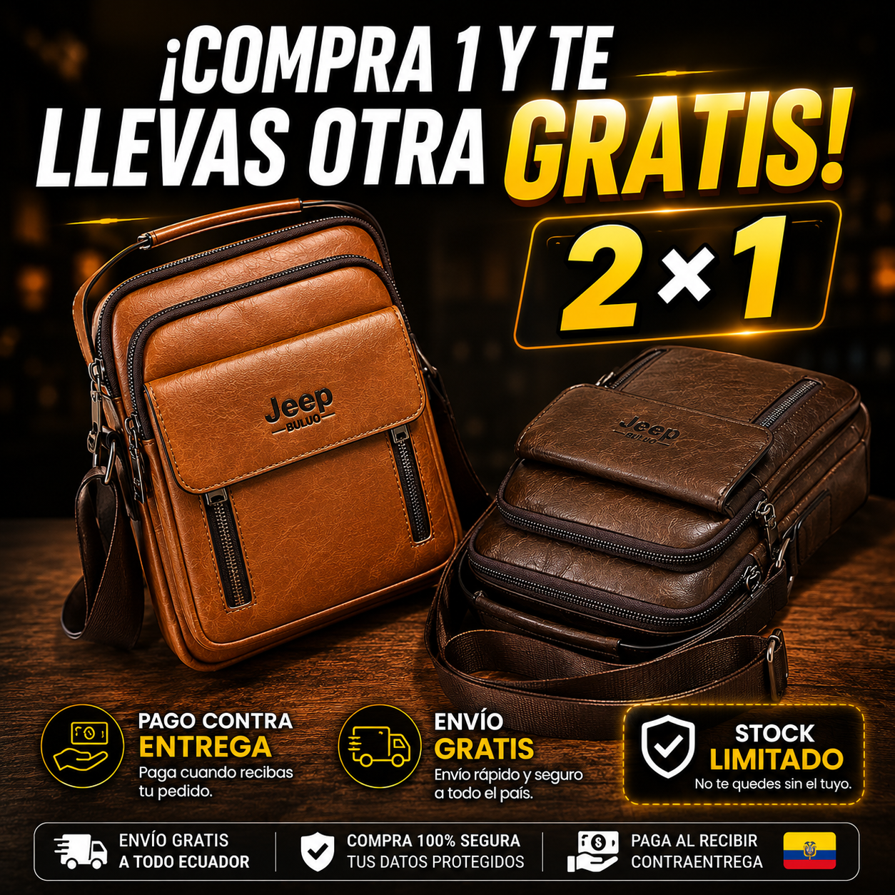 Pack 2 x 1 Bandoleras Jeep - ¡Últimas Unidades! | Envío Gratis
