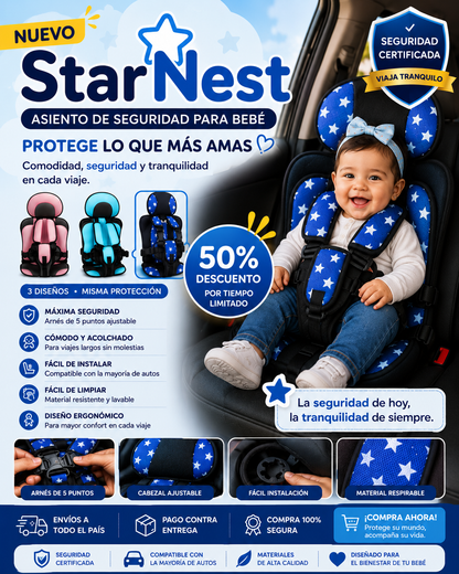 SAFE NEST I ASIENTO DE SEGURIDAD PARA BEBE