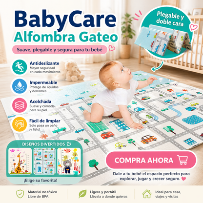 BABYCARE | ALFOMBRA DE GATEO 50% DE DESCUENTO + ENVÍO GRATIS