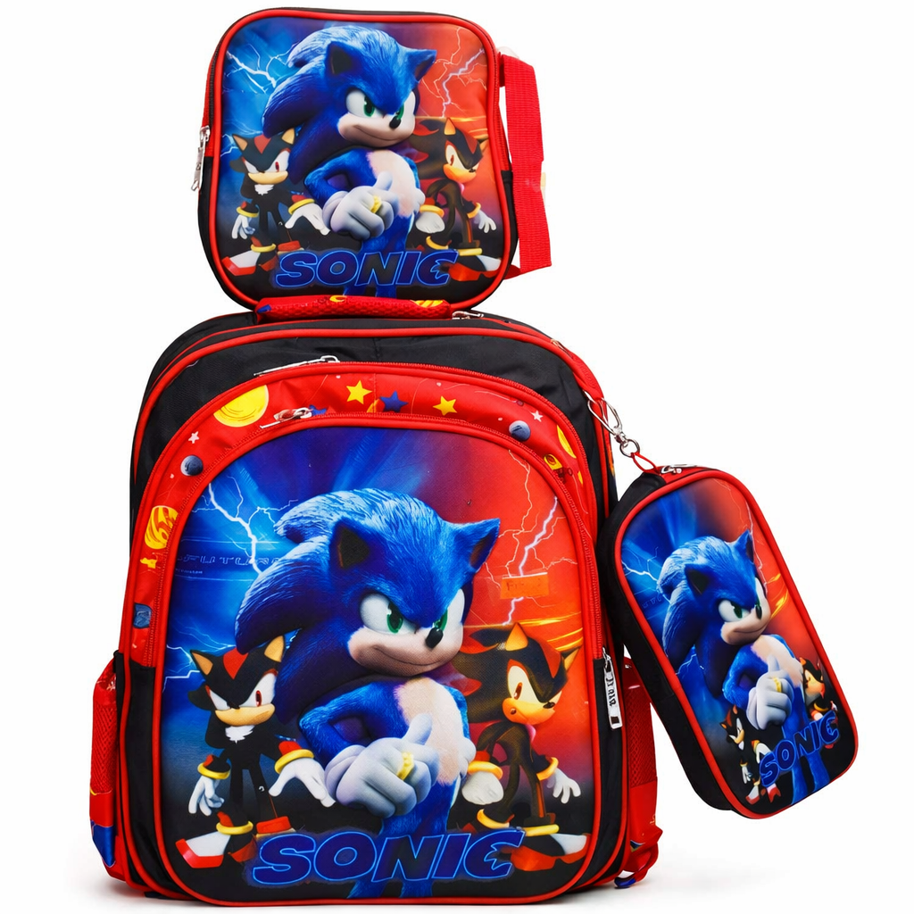 SET 3 EN 1 BOLSO + LONCHERA + CARTUCHERA | 50% DE DESCUENTO + ENVÍO GRATIS