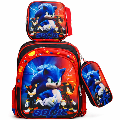 SET 3 EN 1 BOLSO + LONCHERA + CARTUCHERA | 50% DE DESCUENTO + ENVÍO GRATIS