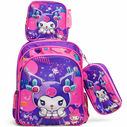 SET 3 EN 1 BOLSO + LONCHERA + CARTUCHERA | 50% DE DESCUENTO + ENVÍO GRATIS
