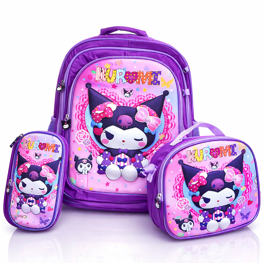 SET 3 EN 1 BOLSO + LONCHERA + CARTUCHERA | 50% DE DESCUENTO + ENVÍO GRATIS