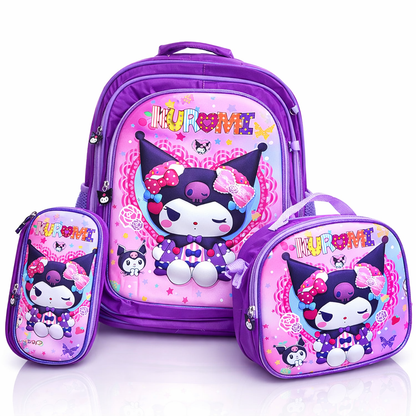 SET 3 EN 1 BOLSO + LONCHERA + CARTUCHERA | 50% DE DESCUENTO + ENVÍO GRATIS