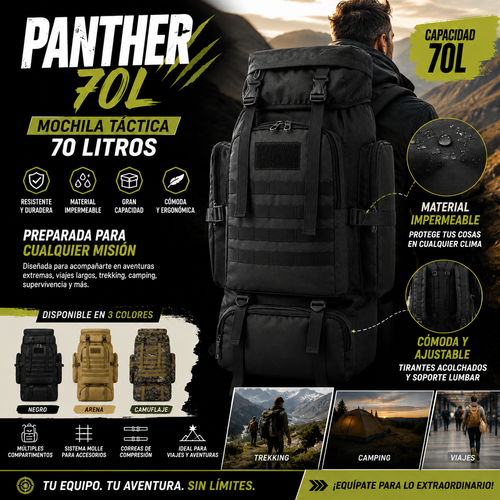 FORCE PHANTER 70 LITROS MOCHILA TACTICA