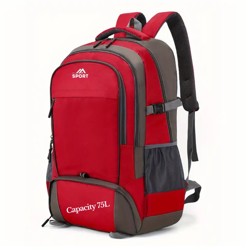 SPORT 75 LITROS | MOCHILA DE VIAJE GRANDE IMPERMEABLE Y ULTRARESISTENTE