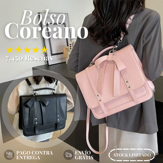 Bolso Estilo Coreano Vintage | 50% De Descuento + Envío Gratis