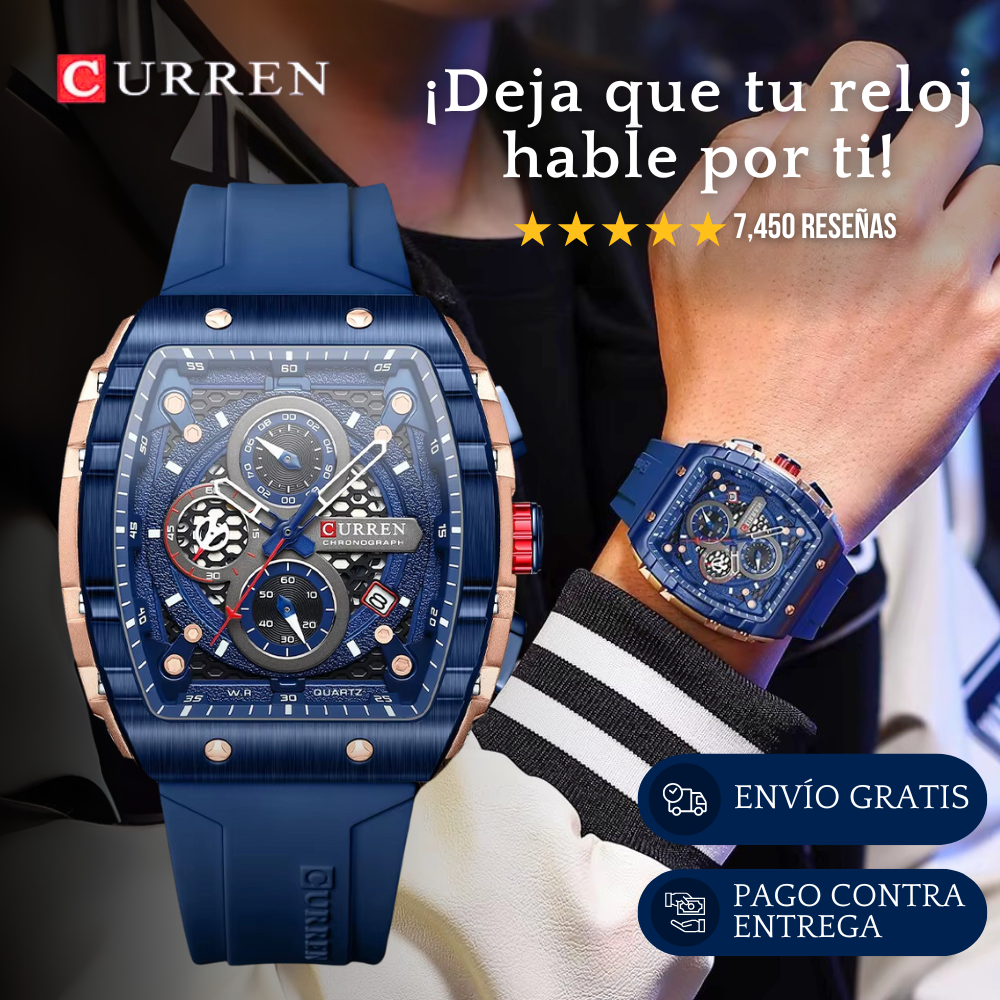 Reloj Curren De Alta Gama RM| 50% De Descuento + Envío Gratis