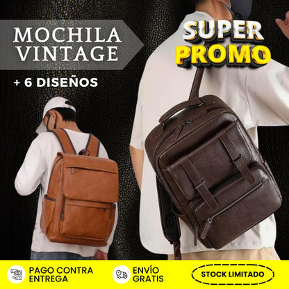 MOCHILA VINTAGE ALTA CALIDAD | 50% DE DESCUENTO + ENVÍO GRATIS