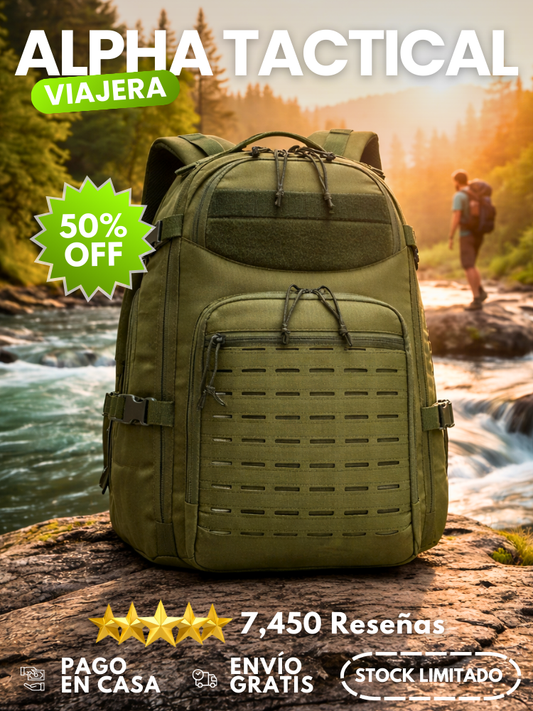 ALPHA TACTICAL 45 LITROS | MOCHILA VIAJERA - 50% DE DESCUENTO + ENVÍO GRATIS