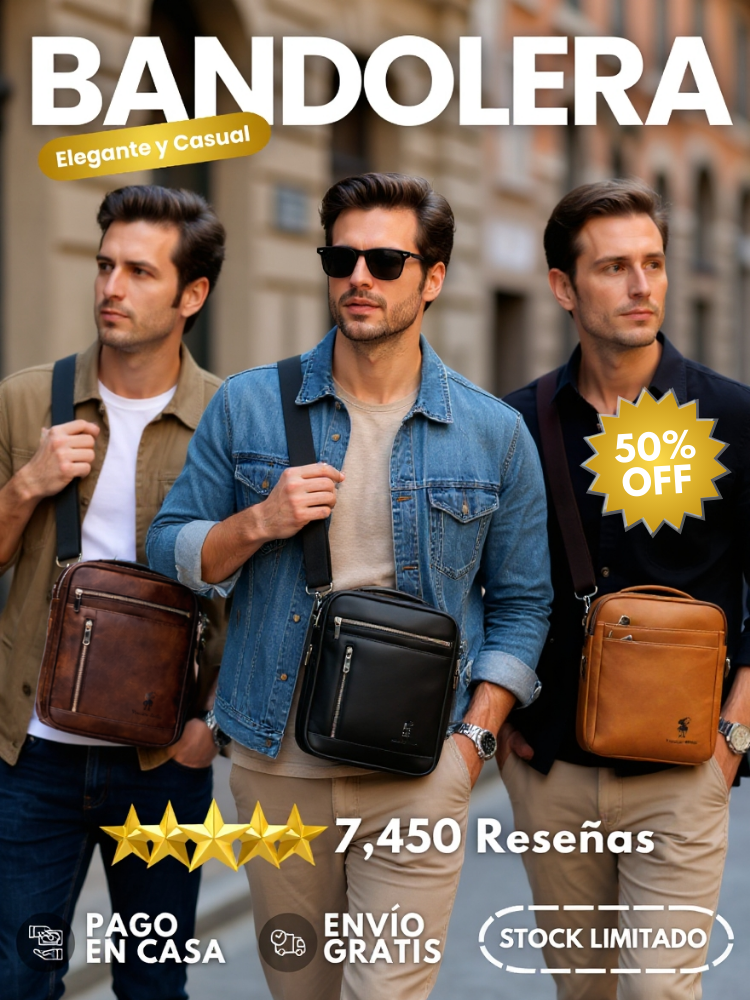 ¡Tu outfit puede verse mejor en 3 segundos! | Bandolera Vince + Envío Gratis