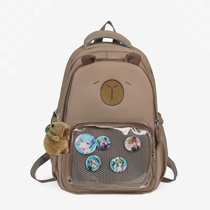 CapiMochi | Mochila Infantil Escolar De Capibara - 50% De Descuento  + Envío Gratis