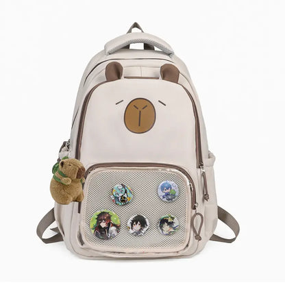 CapiMochi | Mochila Infantil Escolar De Capibara - 50% De Descuento  + Envío Gratis