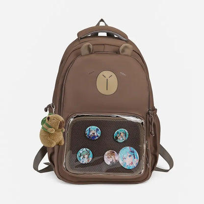 CapiMochi | Mochila Infantil Escolar De Capibara - 50% De Descuento  + Envío Gratis