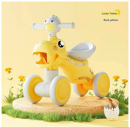 Carrodino; Carro Led y Musical de Dinosaurio para Niños 1-5 años
