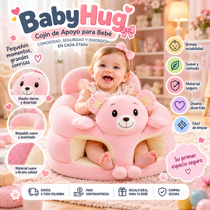 BabyHug | Cojín de Apoyo para Bebé + Envío Gratis
